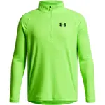 Under Armour TECH 2.0 1/2 ZIP Chlapčenské tričko s dlhým rukávom, svetlo zelená, veľkosť XL