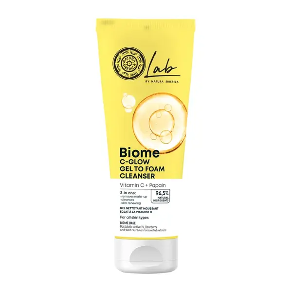 Natura Siberica Lab Biome С-Glow Čisticí pěnivý gel 140 ml