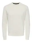Only & Sons Sveter 'ONSRex'  šedobiela