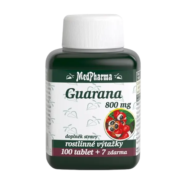 MEDPHARMA Guarana 800 mg 107 tablet