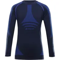 ALPINE PRO AMBOSO Detské funkčné spodné tričko, tmavo modrá, veľkosť