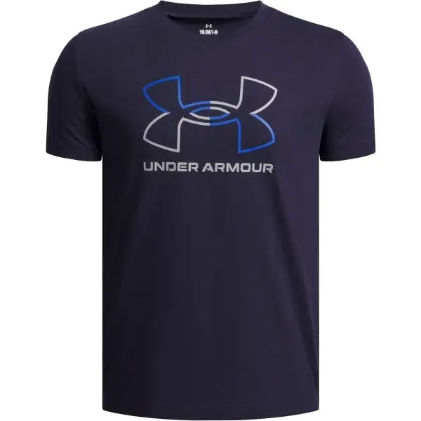 Under Armour GL FOUNDATION Chlapecké tričko, tmavě modrá, velikost L