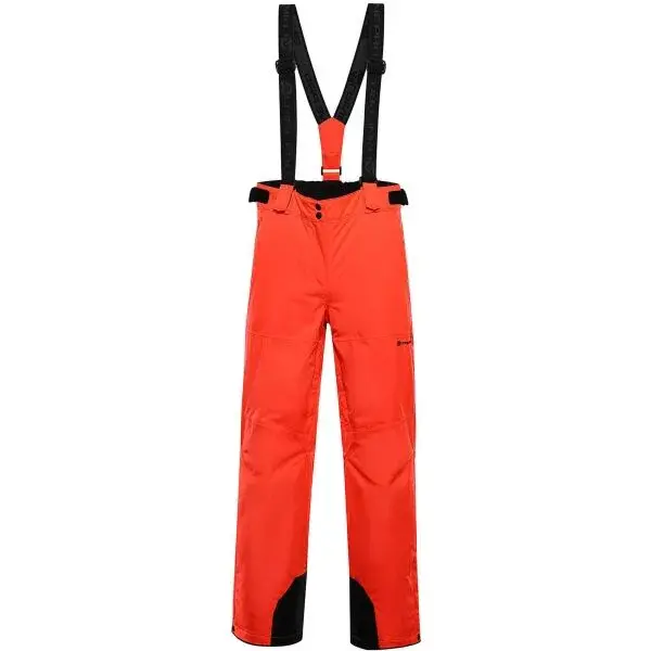 ALPINE PRO EDESA 2 Dámské lyžařské kalhoty, červená, velikost