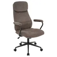 MID.YOU KANCELÁŘSKÉ KŘESLO, tkaná látka, černá, šedohnědá