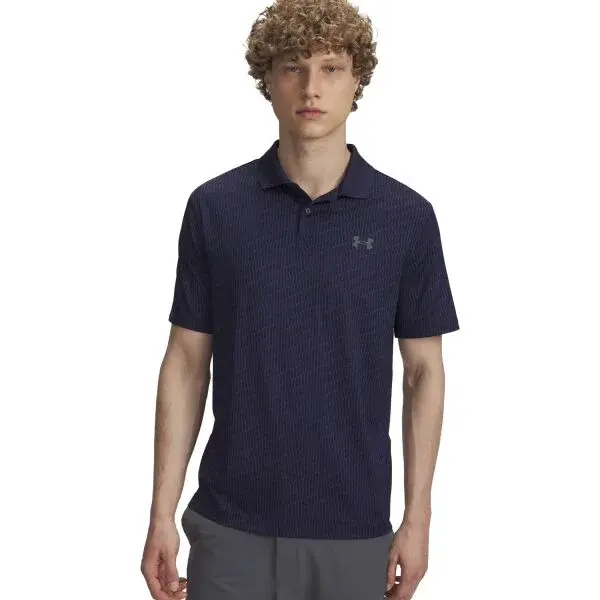 Under Armour PERFORMANCE 3.0 DEUCES POLO Pánské golfové polotričko, tmavě modrá, velikost L