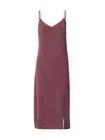 ABOUT YOU Šaty 'Flores'  tmavohnedá