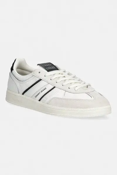 Kožené tenisky Tommy Jeans THE GREENWICH EDGE MIX