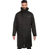 KILPI TEAM RAINCOAT Unisex lyžařská pláštěnka, černá, velikost