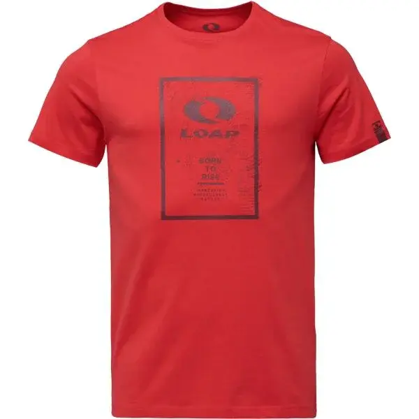 LOAP BORD Pánské tričko, červená, velikost