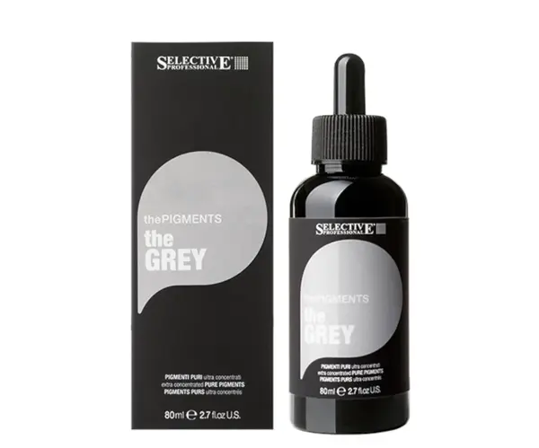 Ultra koncentrované čisté pigmenty Selective Professional ThePigments TheGrey - 80 ml, šedé + dárek zdarma