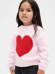 Detský pletený sveter srdce