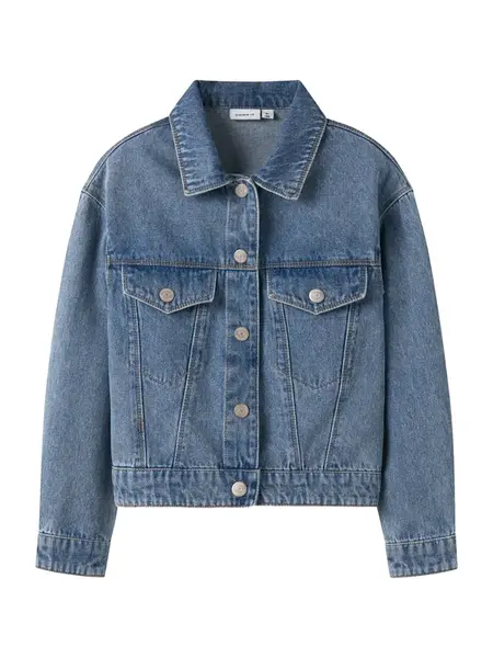 NAME IT Prechodná bunda 'NKFMila'  modrá denim