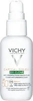 VICHY Capital Soleil UV-CLEAR fluid SPF 50+ na ochranu proti slunečnímu záření a nedokonalostem pleti 40 ml