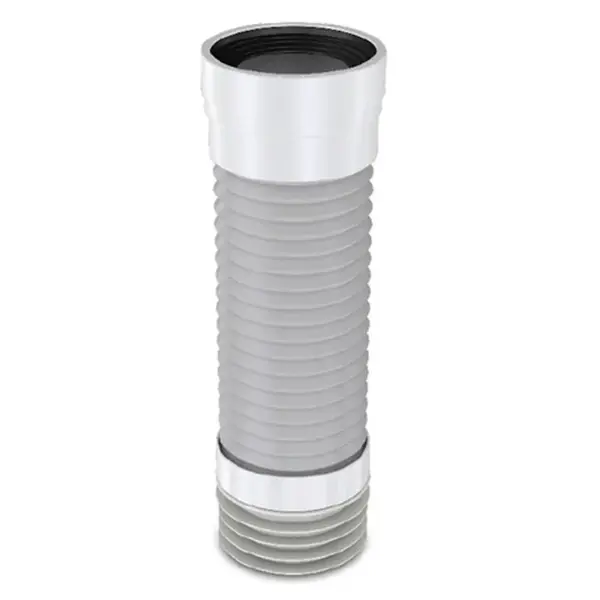 Univerzální spojka WC L-410 mm s lístkovým těsněním, lepená