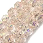Handmade Foil Lampwork Beads Strands