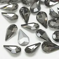 Pointed Back Glass Rhinestone Cabochons