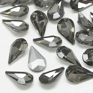 Pointed Back Glass Rhinestone Cabochons