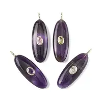 Natural Amethyst Pendants