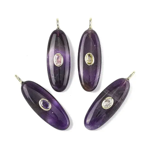 Natural Amethyst Pendants