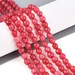 Dyed Natural White Jade Beads Strands