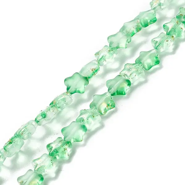 Transparent Glass Beads Strand
