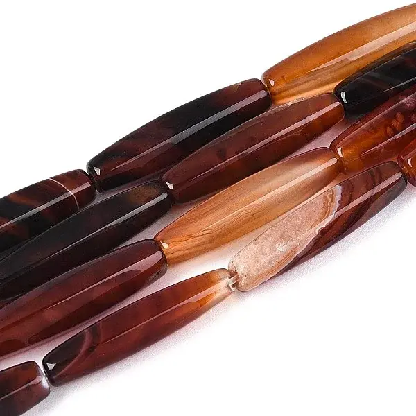 Dyed Natural Agate Beads Strands