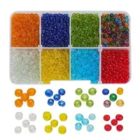 8 Colors Glass Seed Beads