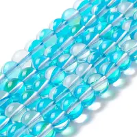 Synthetic Moonstone Beads Strands