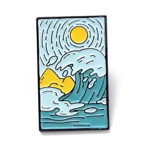 Sun and Sea Enamel Pin