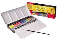 Sada akvarelových barev Sennelier 12x10ml základní odstíny