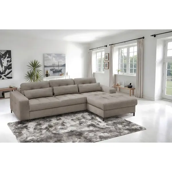 Livetastic ROHOVÁ SEDAČKA, textil, světle hnědá