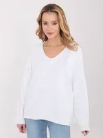 Bílá halenka s dlouhým rukávem