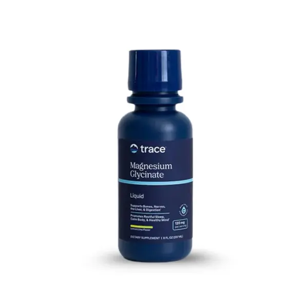 Trace Minerals Tekutý Horčík Glycinát 120 mg, 237 ml