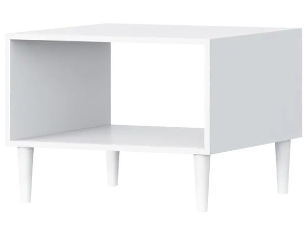 Konferenčný stolík DULLUM 60x60cm, biely