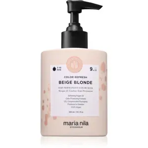 Maria Nila Colour Refresh jemná vyživující maska bez permanentních barevných pigmentů odstín Beige Blonde 9.23 300 ml