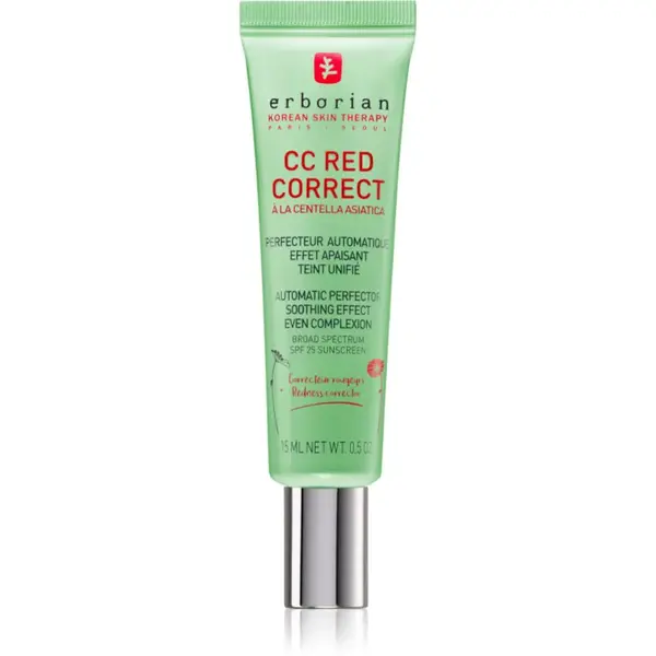 Erborian CC Red Correct CC krém proti začervenaniu pleti SPF 25 15 ml