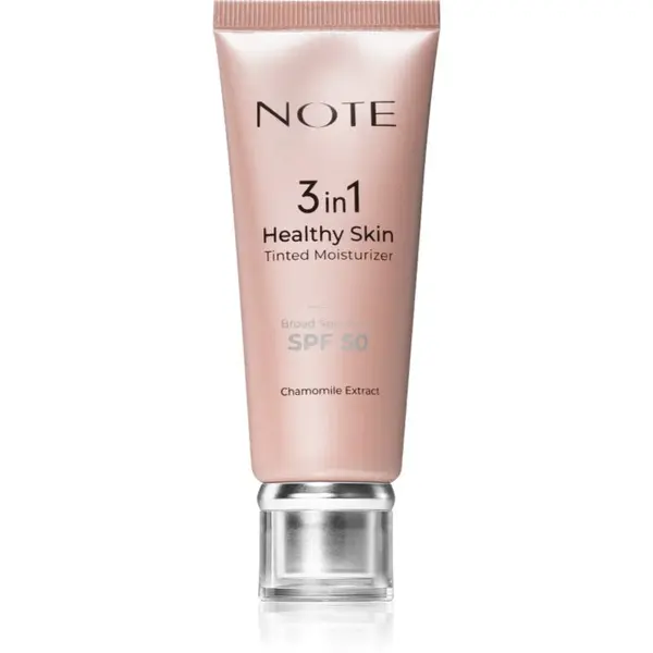 Note Cosmetique 3 in 1 Healthy Skin tónující hydratační krém SPF 50 30 ml