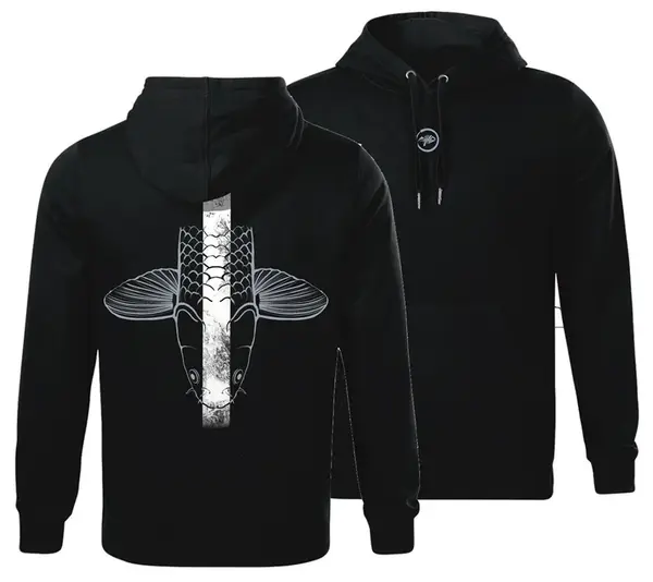 Giants fishing mikina pánska šupináč hlava čierna - xxxl