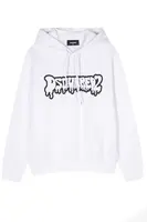 Bílá mikina Dsquared2 s kapucí