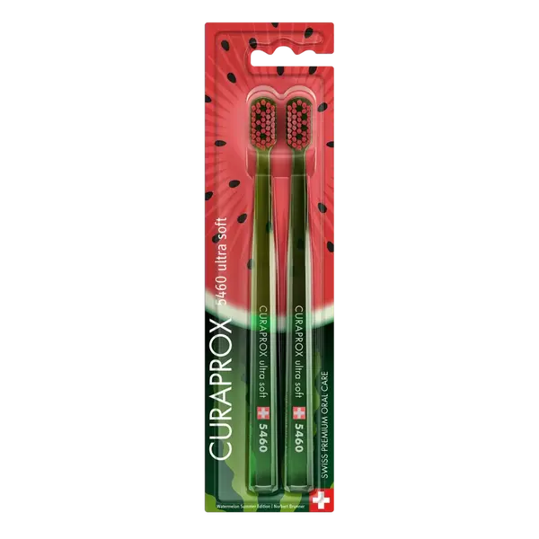 CURAPROX CS 5460 zubní kartáček ultrasoft Melounová edice 2 ks