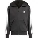 adidas JG 3-STRIPES FZ HD 280 Dívčí mikina, černá, velikost