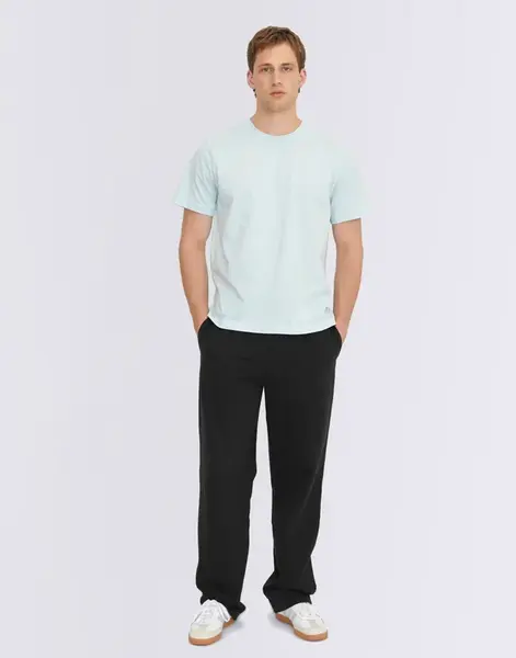 Tričko Organic Basics True Boxy Fit Tee Light Blue