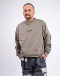 ONE OF XX Sheltersuit Logo Crewneck Sweat Army green L
