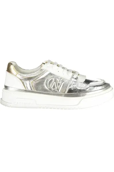 Dámske strieborné nízke tenisky