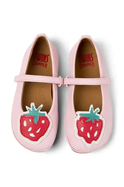 Detské kožené balerínky Camper TWS Kids