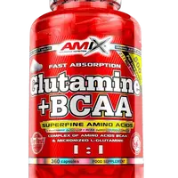 AMIX L-Glutamine + BCAA 360 kapslí