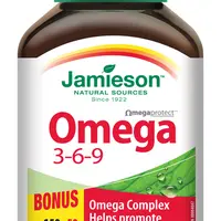 JAMIESON Omega 3-6-9 1200 mg 200 kapslí