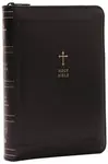 KJV Holy Bible: Compact with 43,000 Cross References, Black Leathersoft with zipper, Red Letter, Comfort Print: King James Version - Thomas Nelson