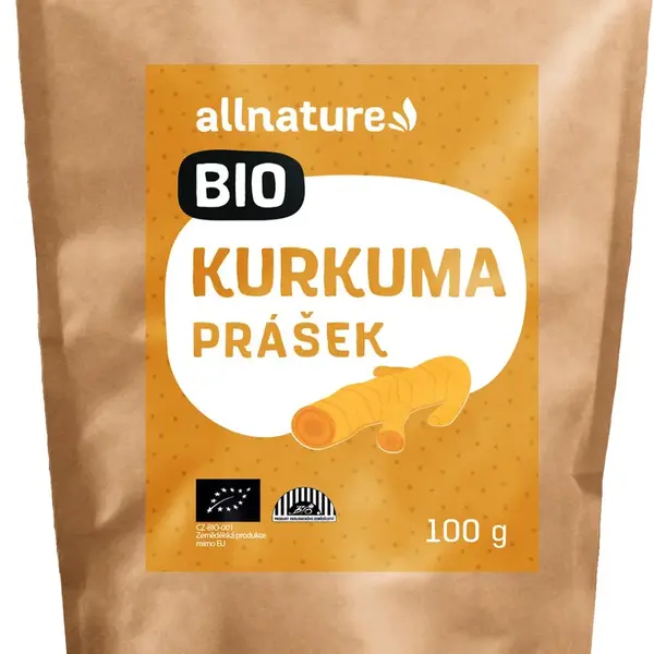 ALLNATURE Kurkuma prášek BIO 100 g