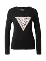 GUESS Tričko  hnedá / svetlohnedá / čierna / biela